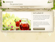 Tablet Screenshot of kwenchjuice.com